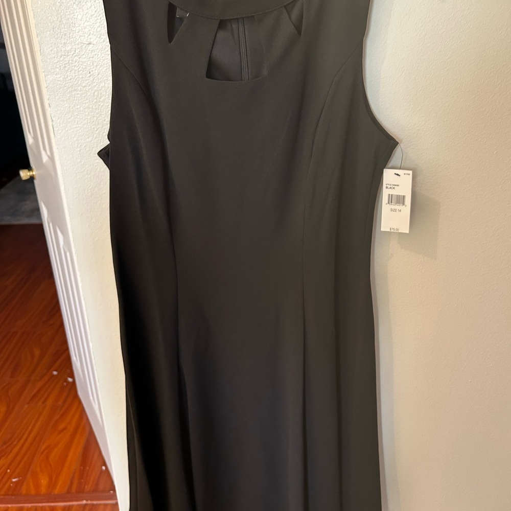 Alyx Classic Black Midi Dress